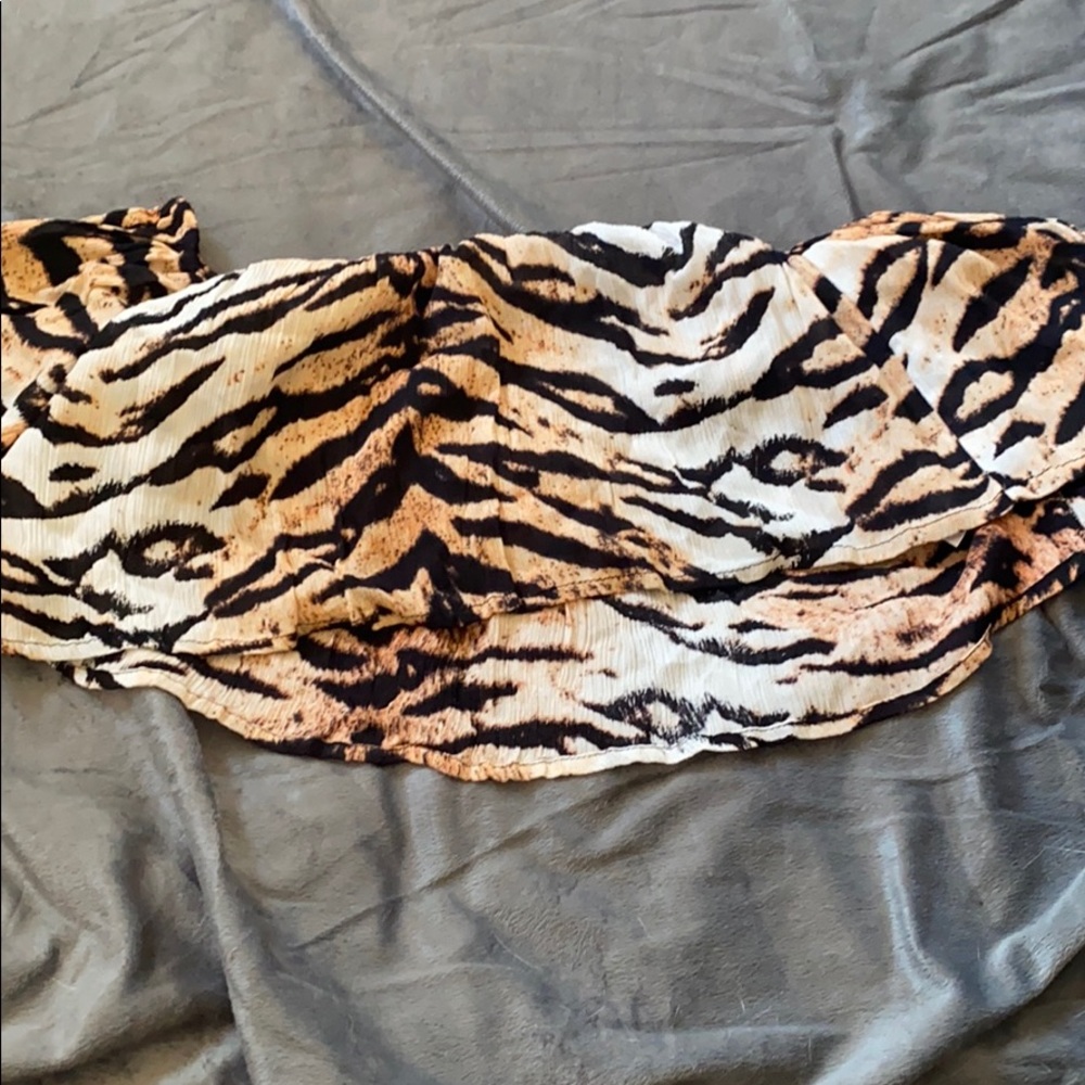 ASOS print crop top